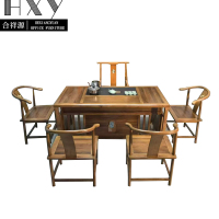 合祥源 ZTJ-CJ14 简约茶桌一桌五椅 1600*800*730mm 单位:套