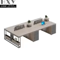 合祥源 ZTJ-BGZ035 四人位办公桌 2400*1200*750mm 单位:组