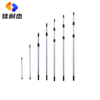 佳耐杰 铝合金伸缩杆擦玻璃延长杆 双节4.5m/根
