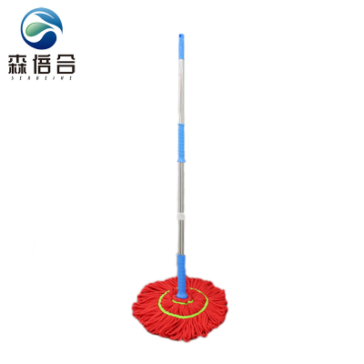 森倍合 免手洗拖把自拧水拖把老式墩布 红色/把