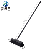 森倍合 长柄硬毛地刷加宽地板刷卫生间地刷 25cm/把