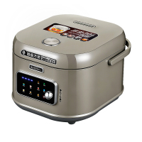 雅乐思智能语音电饭煲家用多功能不锈钢不粘内胆5L大容量方煲YF50-M23G 灰色