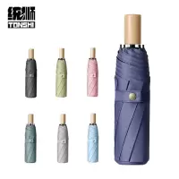 统狮黑胶遮阳雨伞Y63 个