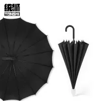 统狮16骨长柄雨伞CC2 把