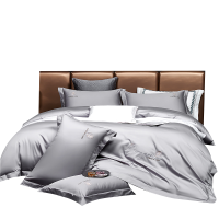 九叶红长绒棉绣花四件套200*230cm/JYH-4018/套