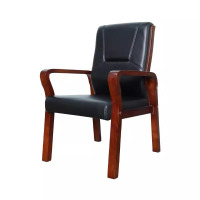奈斯特 会议椅会客椅办公椅 实木款 把
