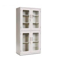 奈斯特 上玻下玻 文件柜 900*450*1800 白色 台