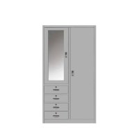 奈斯特 四斗二门 文件柜 900*500*1850mm 白色 台