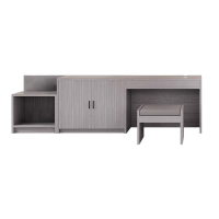 奈斯特 书桌书柜组合 长0.8m 宽0.65m  组