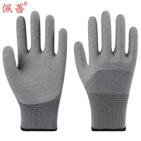 佩蔷挂胶皱纹手套 L518 /副