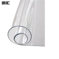 震汇 水晶板 pvc透明桌布 0.8mm 平方米
