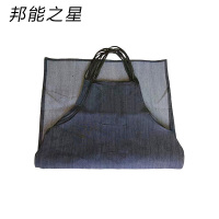 邦能之星牛仔围裙耐脏耐磨帆布围裙防污电焊木工防尘耐脏劳保围裙N312282
