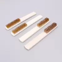 除锈钢丝刷刀刷铜丝刷抛光除锈清洗打磨清洁刷木柄钢丝刷