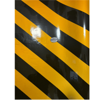 涵雅思 黑黄反光贴 1000*1000mm 平方米