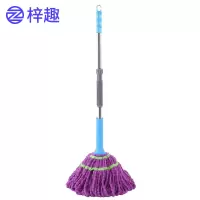 梓趣 免手洗拖把 紫 个