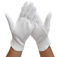 梦丽赛 纯棉白手套礼仪手套MLS-ST-07(副)