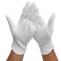 梦丽赛 纯棉白手套礼仪手套MLS-ST-07(副)