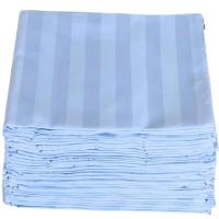 梦丽赛 蓝缎条三件套酒店公寓宿舍招待所用品 MLS-LDT-03(套)