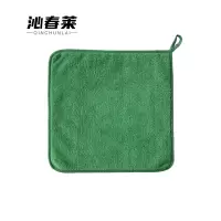 沁春莱加厚珊瑚绒抹布(绿色)30*40cm/条