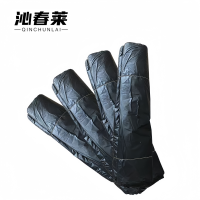 沁春莱黑色大号平口加厚垃圾袋80*100cm/只