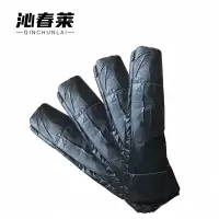 沁春莱黑色大号平口加厚垃圾袋60*80cm/只