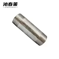 沁春莱 镀锌长对丝 DN25*20cm 根