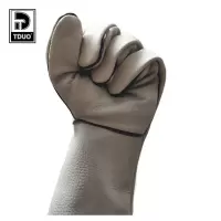 TDUO加长牛皮隔热防火花焊工手套S54 双