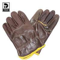 TDUO牛皮劳保手套D86双