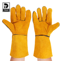 TDUO牛皮劳保手套D88双