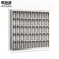 赛颐盛无门款水杯柜50格1500*1500*250mm(201)台