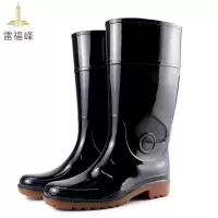 雷福峰 劳保胶靴牛筋底雨鞋男款38/双