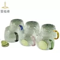 雷福峰锤纹玻璃杯400ml*6/套