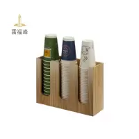 雷福峰 杯架取杯器木直三格杯架/个