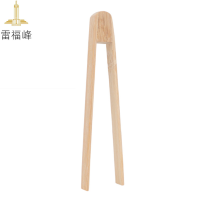 雷福峰 U形食品夹竹制25cm/个