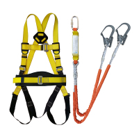 铁平 五点式安全带 双绳大钩 坠落悬挂类 条