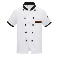 铁平 夏季厨师服套装 S-4XL 套