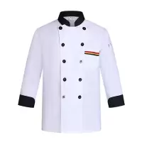 铁平 春秋厨师服套装 S-4XL 套