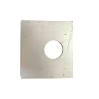 方形圆孔垫片 精轧螺纹钢垫片桥梁预埋板金属片桥梁配件铁垫板配重铁/个