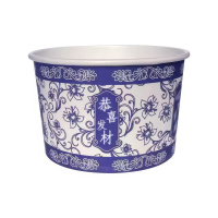 江小果 一次性青花瓷纸碗 JXG-CW 只