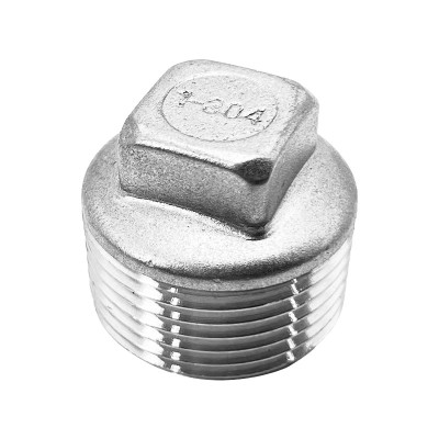 允诚 加厚不锈钢外丝堵头 DN8 个