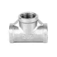 允诚 加厚不锈钢三通 DN8 个