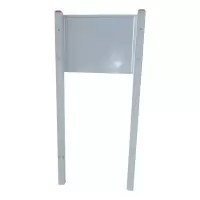 锲衡 双立柱SMC警示牌 600mm*1000mm*1500mm 套