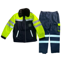 飞翔大雁 高可视警示防护棉衣套装 M-4XL 套