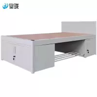 鋆珑 单人钢制床 2000*1000*500mm 张