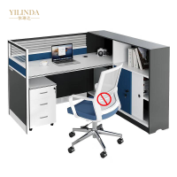 依琳达屏风办公桌 1545*645*1090mm(可定制)一张