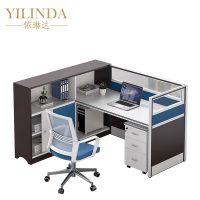 依琳达 屏风办公桌(带柜子) 1545*645*1090mm 张