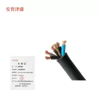 安普津盛 防水橡套电缆 YC3*10+2*6mm 450/750V 卷(100米)