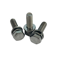 绝顺寰宇 不锈钢外六角三组合螺丝 6.8级 M6*20mm 个