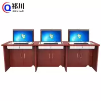 祁川 翻转电脑桌 三人/张