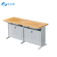 欣安顺 双人翻转电脑桌 1600*600*658mm 张